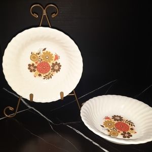 Vintage Scio pottery soup/cereal bowls